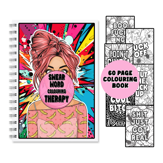 Colouring Book - Sweary Therapy