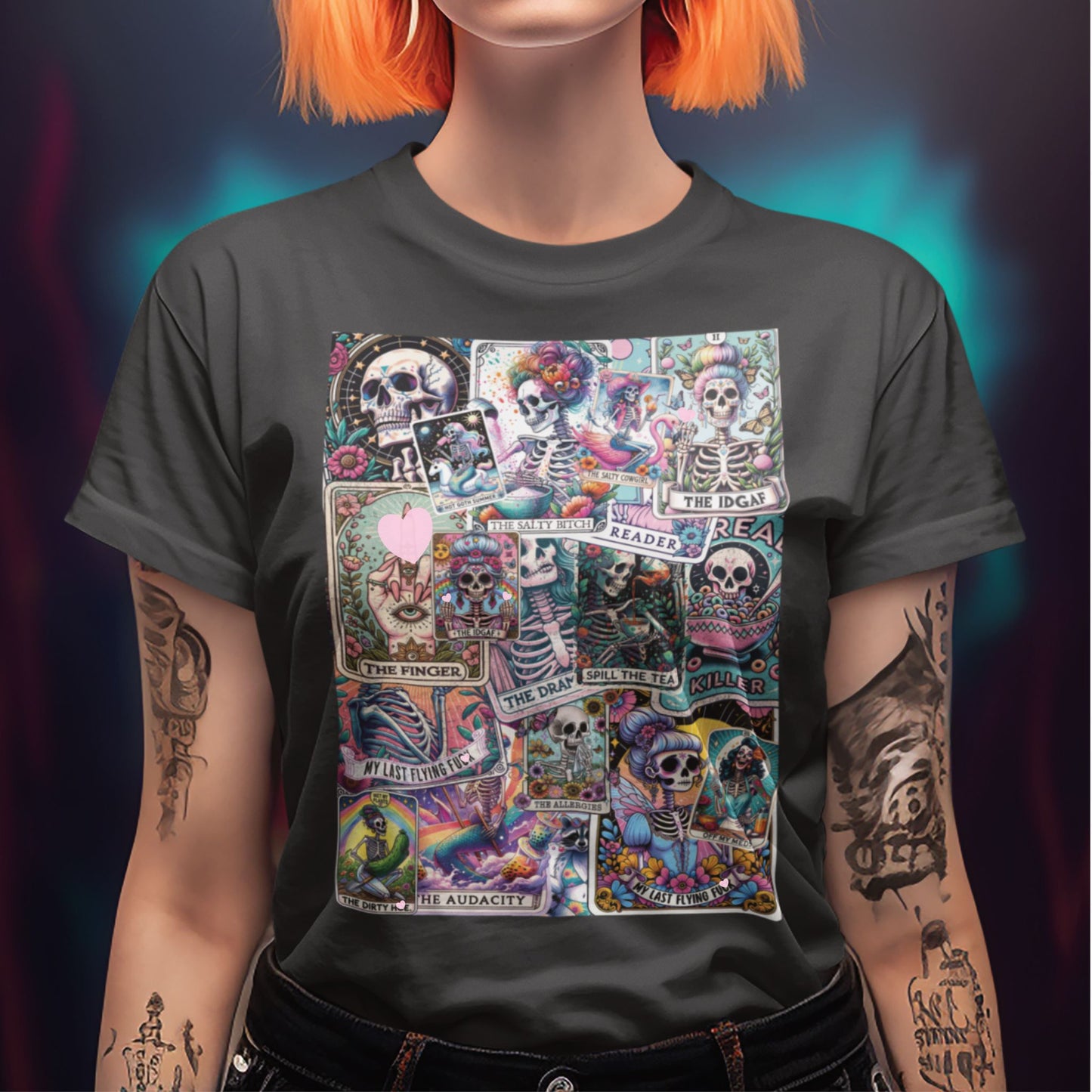 T Shirt - Tarot Card Collage