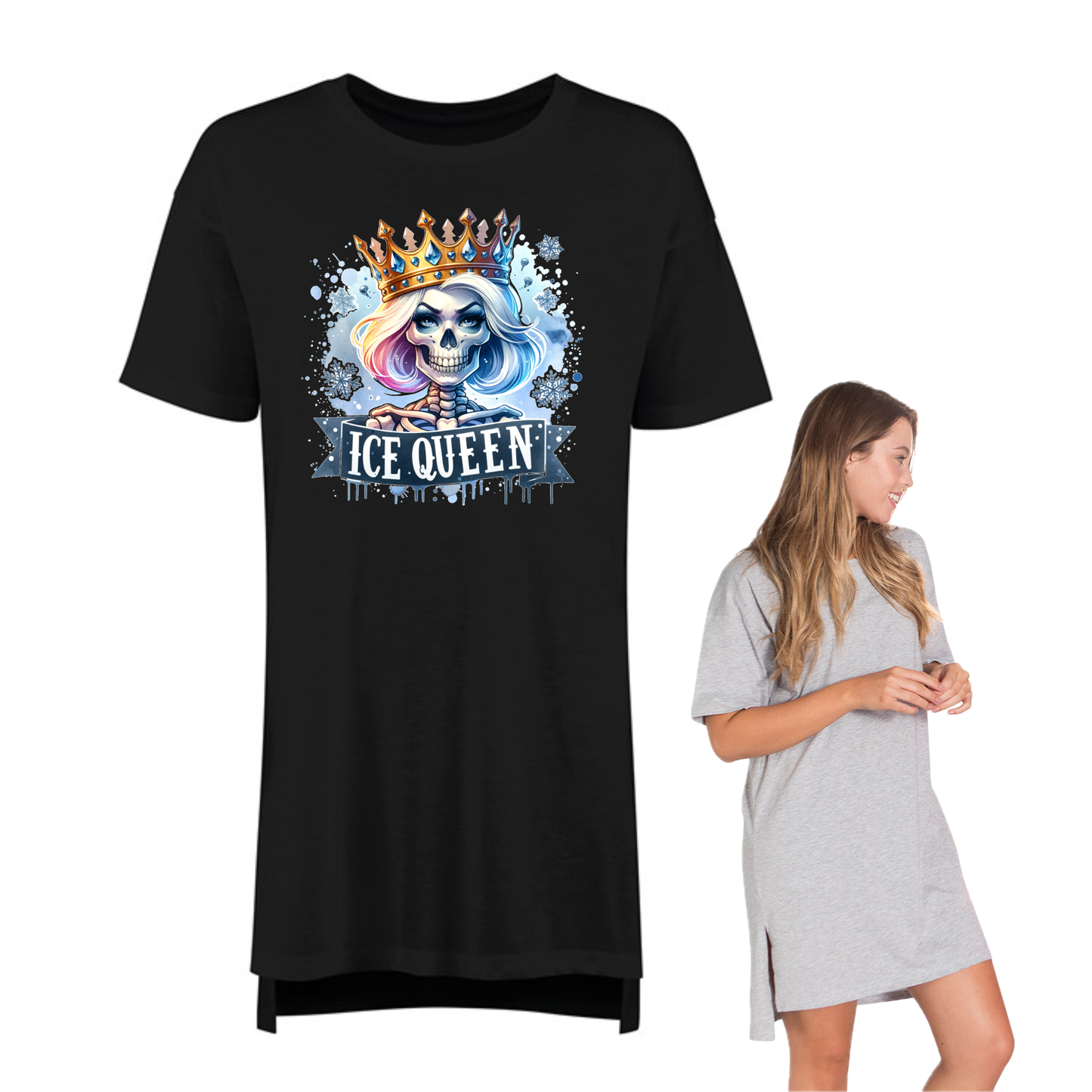 Night Dress Tee - Ice Queen