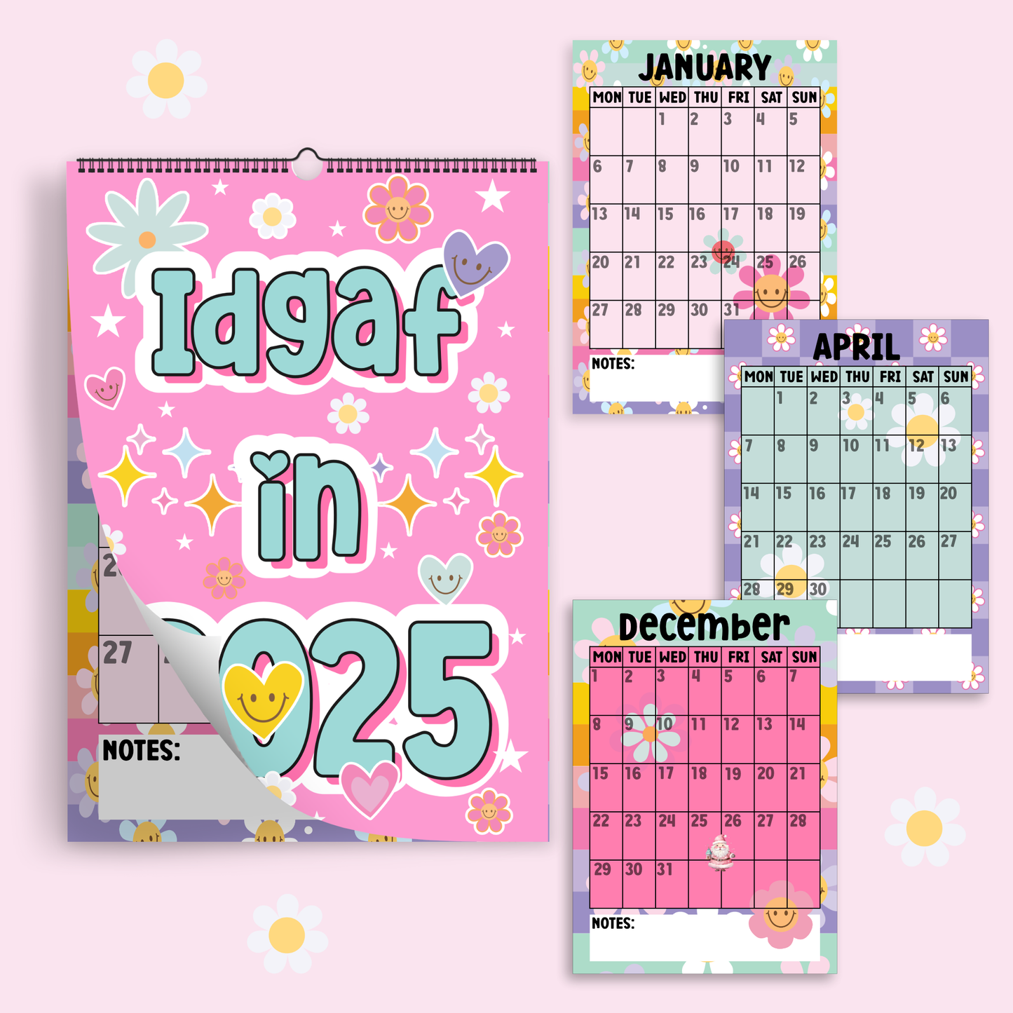 Hanging Calendar - IDGAF