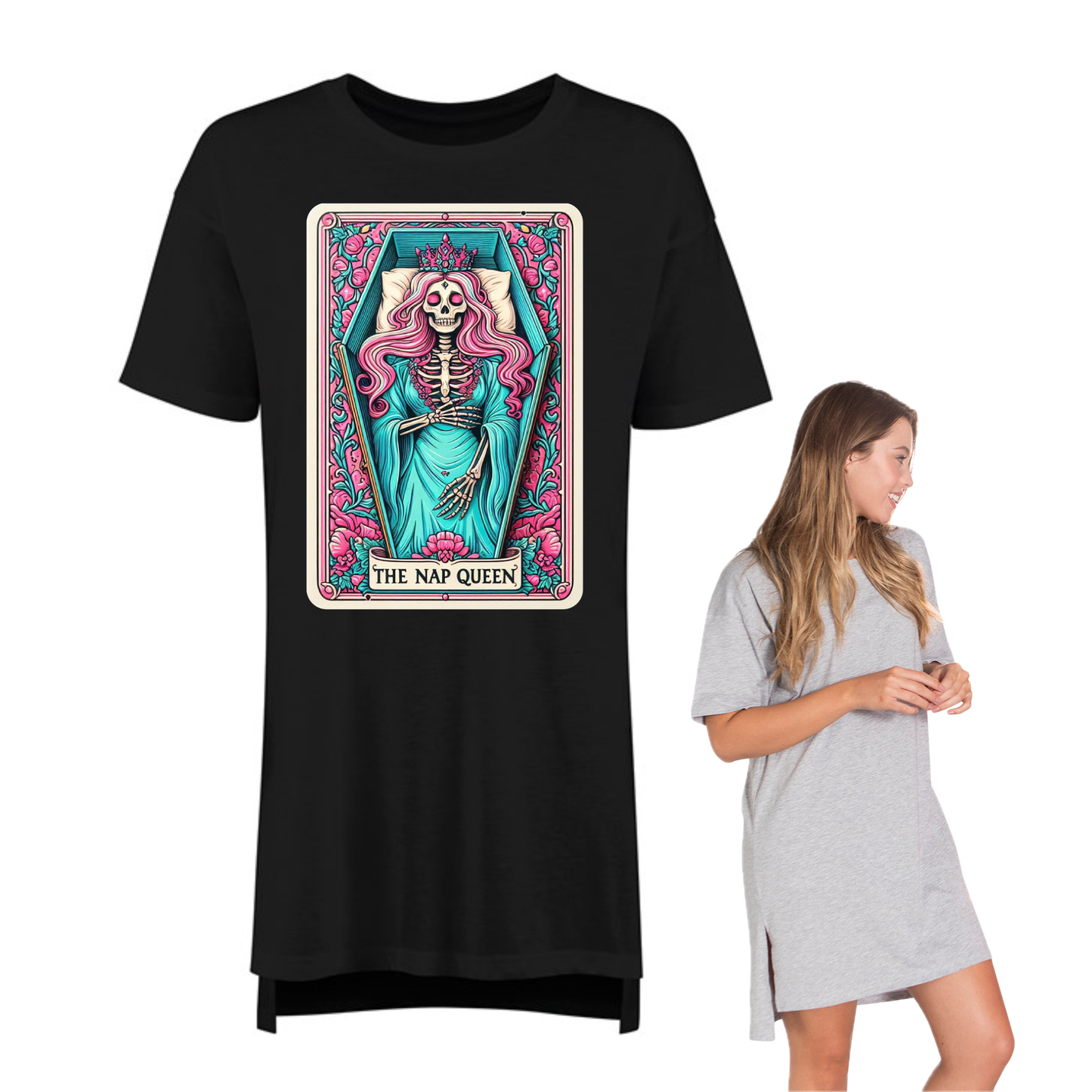 Night Dress Tee - Nap Queen Tarot